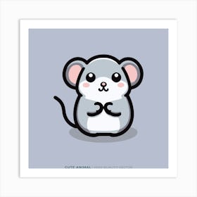 Cute Animal Mouse 1 Art Print