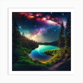 Milky Way 37 Art Print