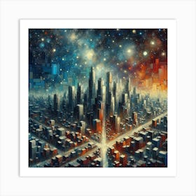 Cityscape Art Print