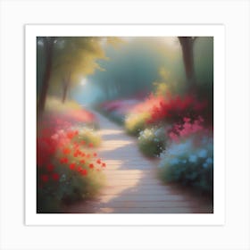 Path In The Woods Art Print