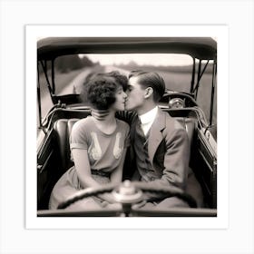 Dating Automotive Style-1928 ~Reimagined 9 Art Print