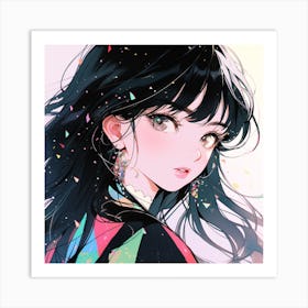 Anime Girl 10 Art Print