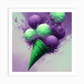 Ice Cream Cone Art Print