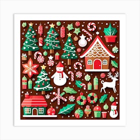 Christmas pattern Set, Christmas Tree art, Christmas Tree, Christmas vector art, Vector Art, Christmas art, Christmas Art Print