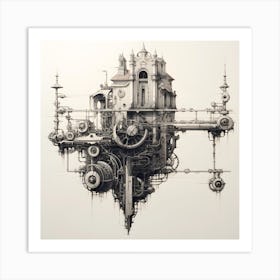 Clockwork City Art Print