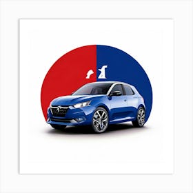 Peugeot Car Automobile Vehicle Automotive French Brand Logo Iconic Quality Reliable Styli (3) Art Print