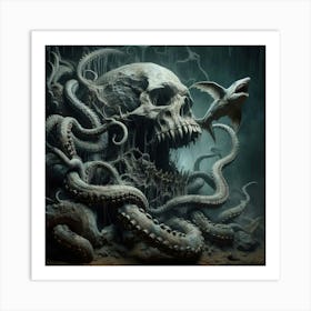 Octopus 5 Art Print