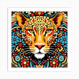 Leopard Head 1 Art Print