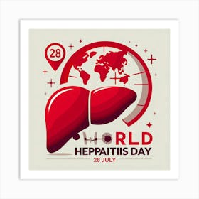 World Hepatitis Day 10 Art Print