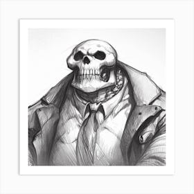 Skeleton Art Print