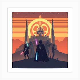 Star Wars 45 Art Print