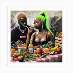 Sex And Fruit Art Print