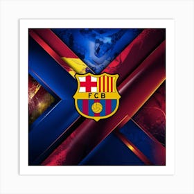 FC Barcelona Logo Wall Art 45 Art Print