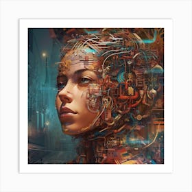 Cyborg 5 Art Print