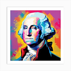 George Washington Pop Art Art Print