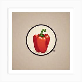 Red Pepper Logo 1 Art Print