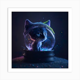 Cat Galaxy (78) Art Print