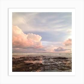 Evening on the Beach in Costa Rica Art Print