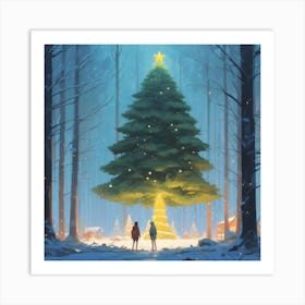 Christmas Tree 7 Art Print