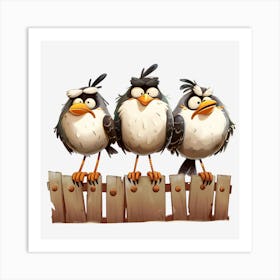 Angry Birds 5 Art Print