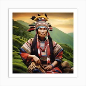 CHINA TRIBESMAN Art Print