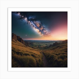 Milk In The Sky Art Print