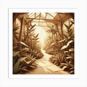 Garden In The Sun Art Print