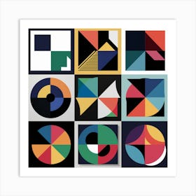 Geometric Abstract (2) Art Print