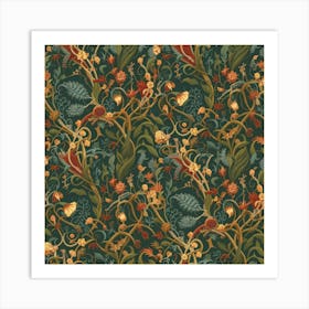 William Morris Inspired Artwork 3 Art Print