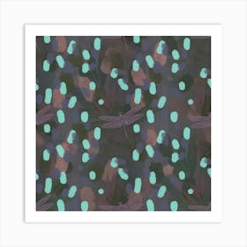 Dragonfly Fabric Art Print