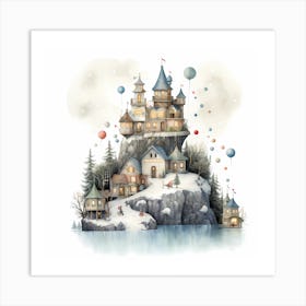 Enchanted Snowflakes Art Print