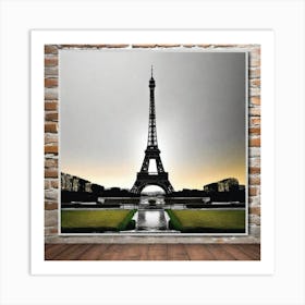 Paris Eiffel Tower 123 Art Print