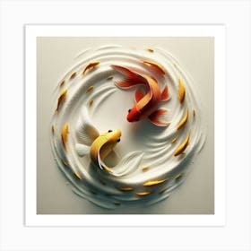 Chinese Koi Fish 1 Art Print