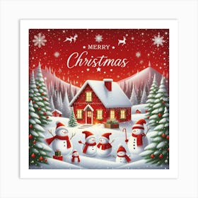 Merry Christmas Art Print