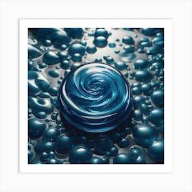 Blue Jelly 17 Art Print