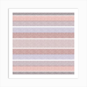 Striped Fabric Art Print