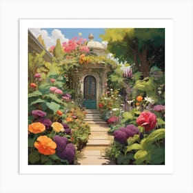 Garden Path 21 Art Print