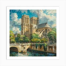 Notre Dame De Paris Art Print