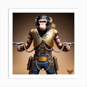 Monkey's brother Art Print