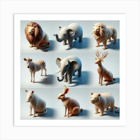 Zoo Animals 2 Art Print