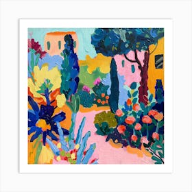 Into the Garden Series in Style of Matisse 6 Art Print