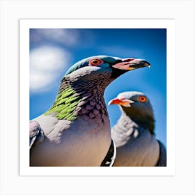 Pigeons 2 Art Print