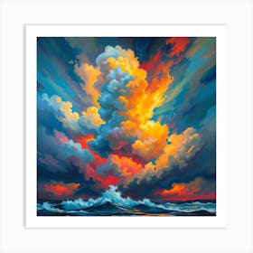 Cloudy Sky Art Print