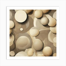 Abstract Circles 2 Art Print