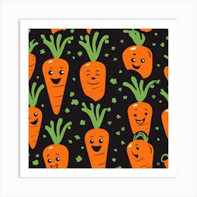 Carrots 45 Art Print