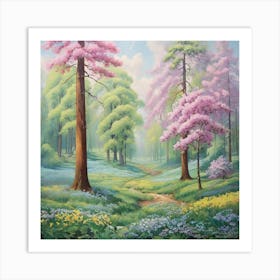 Springtime In The Woods Art Print