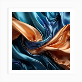 Silk Background art print Art Print