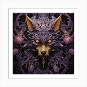 Wolf nightmare Art Print