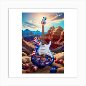 Red, White, and Blues 22 Art Print