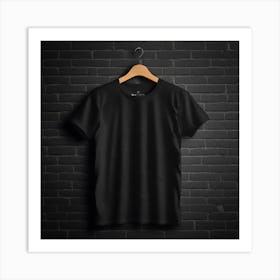 Black T - Shirt 5 Art Print